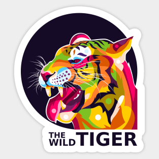 The Wild Tiger Sticker